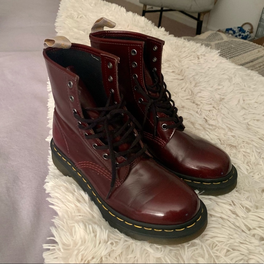 Dr. Martens 1460 8-Eye Vegan Boot barely worn!
